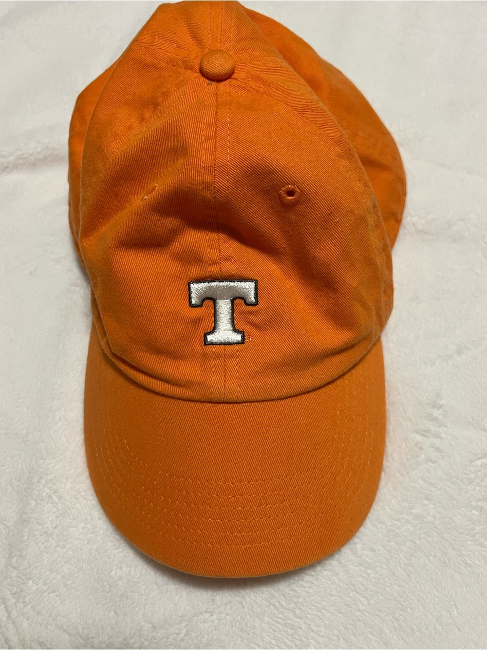 Orange Tennessee Volunteers Ball Cap One Size Adjustable Strap Embroidered Logo